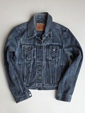 Levi's Faded Denim Jacket - Slim and Slightly Cropped